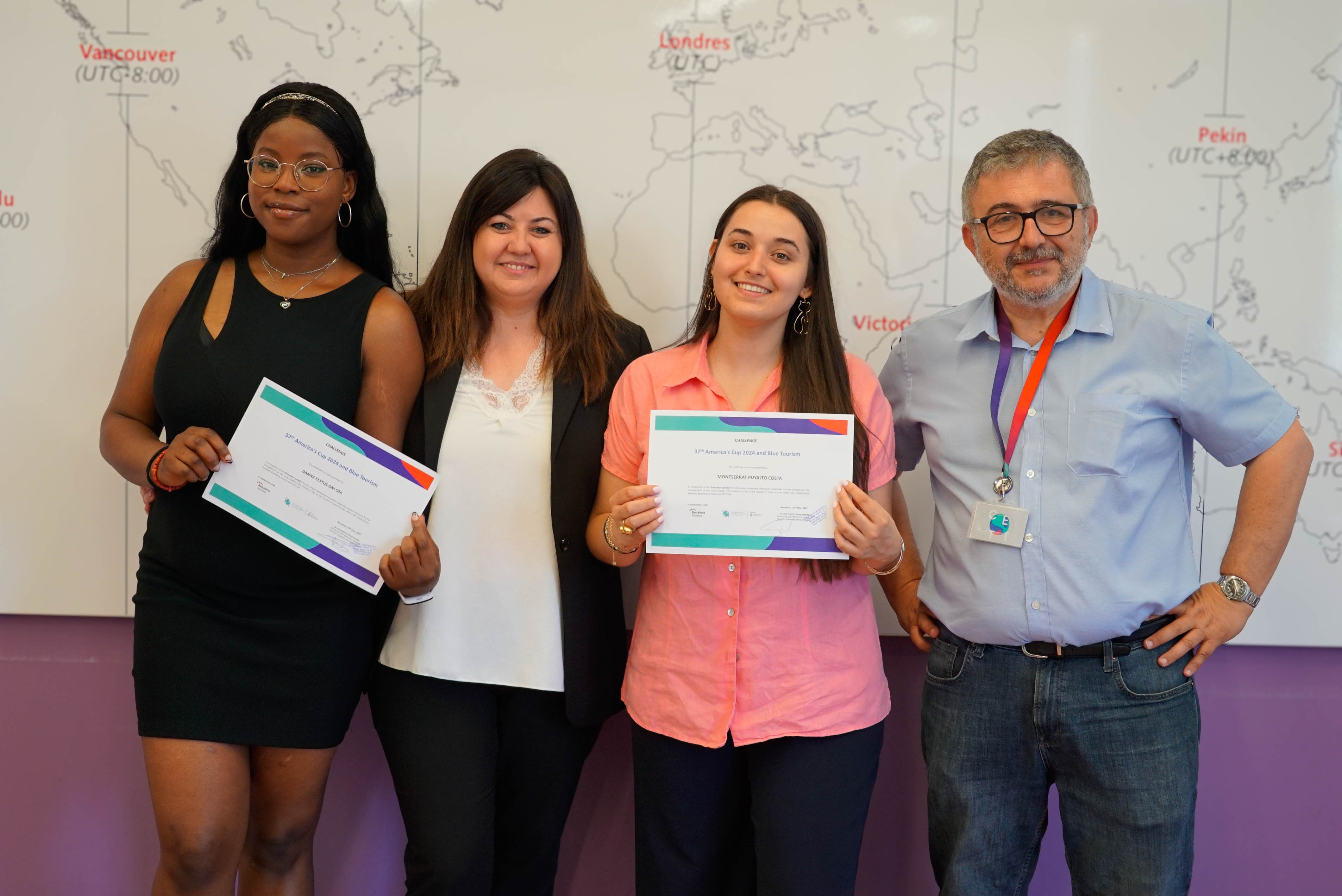 Photography from: "Our inspiration arose from the unique challenges of Barcelona and the opportunity to improve tourism through sustainable practices." | CETT